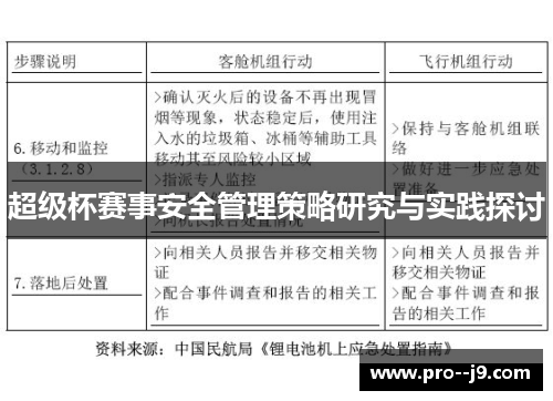 超级杯赛事安全管理策略研究与实践探讨